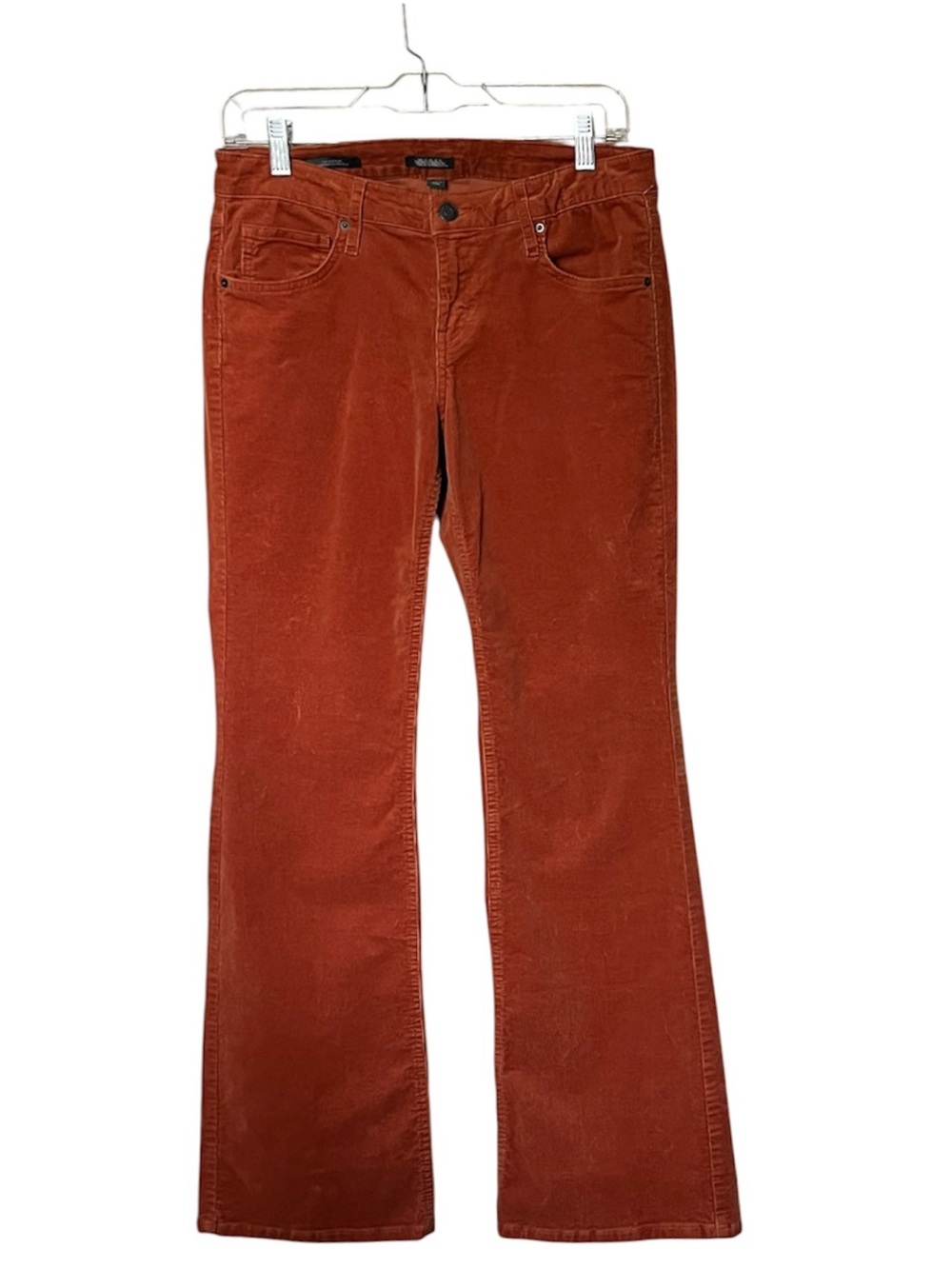 Wild Fable Cotton-Blend Rust Low-Rise Flare Corduroy Pants #331070847 Size 6